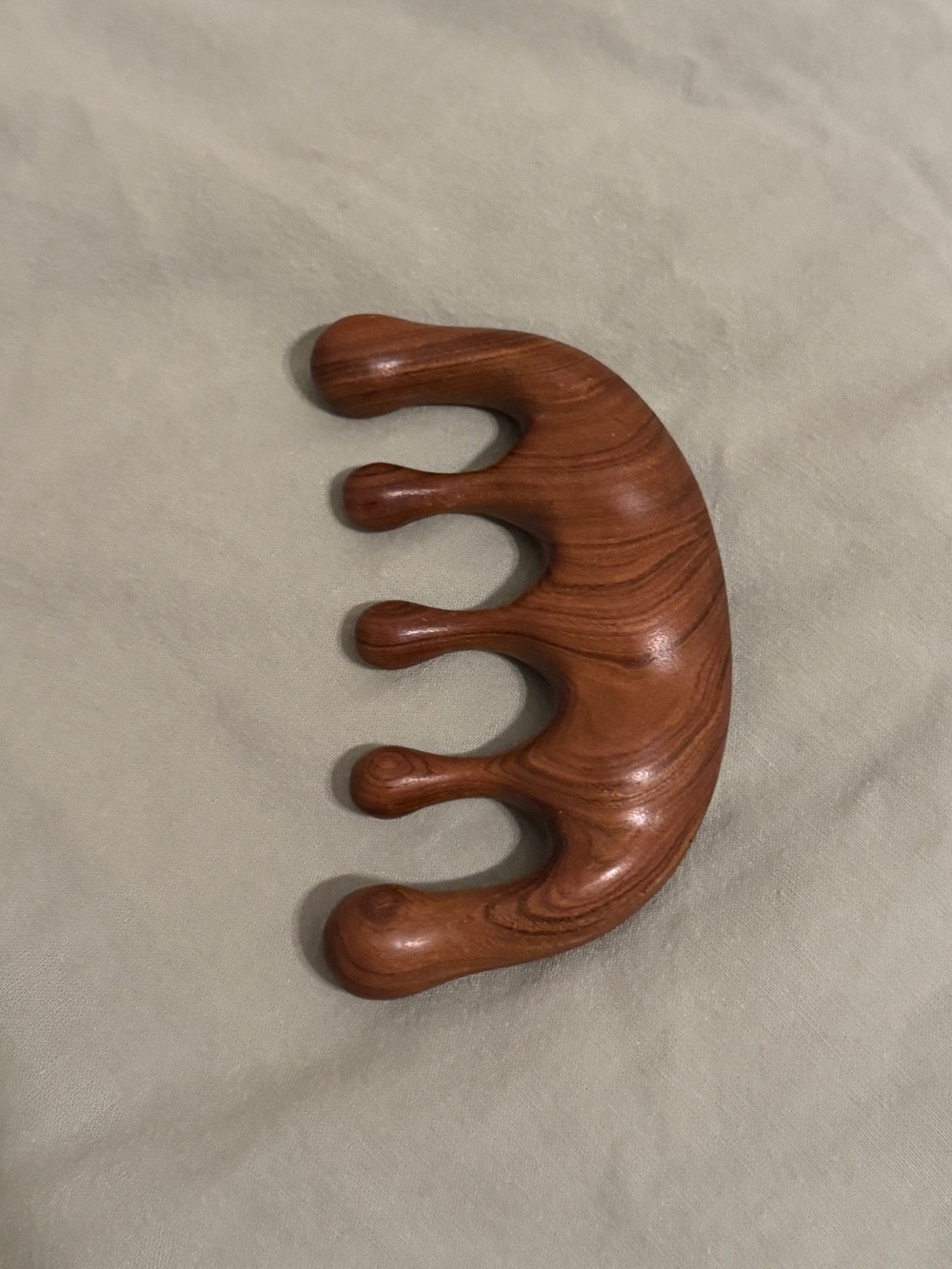 Wooden Scalp Massager Comb Wide Tooth Hair Massage Tool